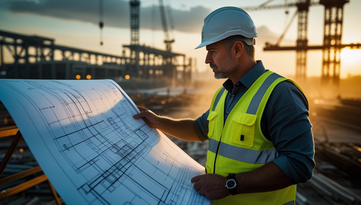 Skilled professional on site